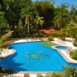 beautifully designed swimming pool at docelunas