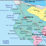 map of guanacaste province