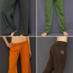 Different types of colorful Yoga pants
